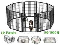 Thumbnail for Pet Play Pen Dog Playpen Dog Fence 10 Panels