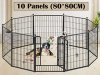 Thumbnail for Pet Play Pen Dog Playpen Dog Fence 10 Panels