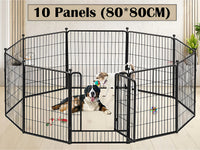 Thumbnail for Pet Play Pen Dog Playpen Dog Fence 10 Panels