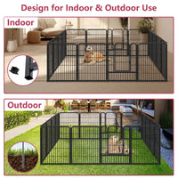 Thumbnail for Pet Play Pen Dog Playpen Dog Fence 10 Panels