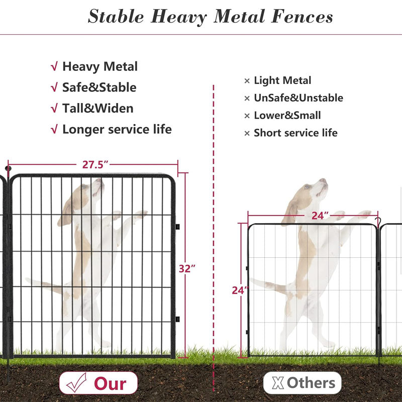 Pet Play Pen Dog Playpen Dog Fence 10 Panels