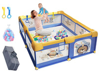 Thumbnail for Portable Baby Playpen Fence Gate Wall Fence Barrier