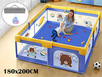 Thumbnail for Portable Baby Playpen Fence Gate Wall Fence Barrier