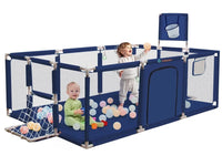 Thumbnail for Portable Baby Playpen Fence Gate Wall Fence Barrier PlayPen 182cm
