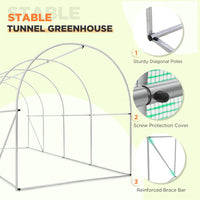 Thumbnail for Greenhouse Tunnel Shed 4x2x2m