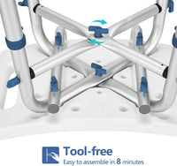 Thumbnail for Shower Stool Adjustable