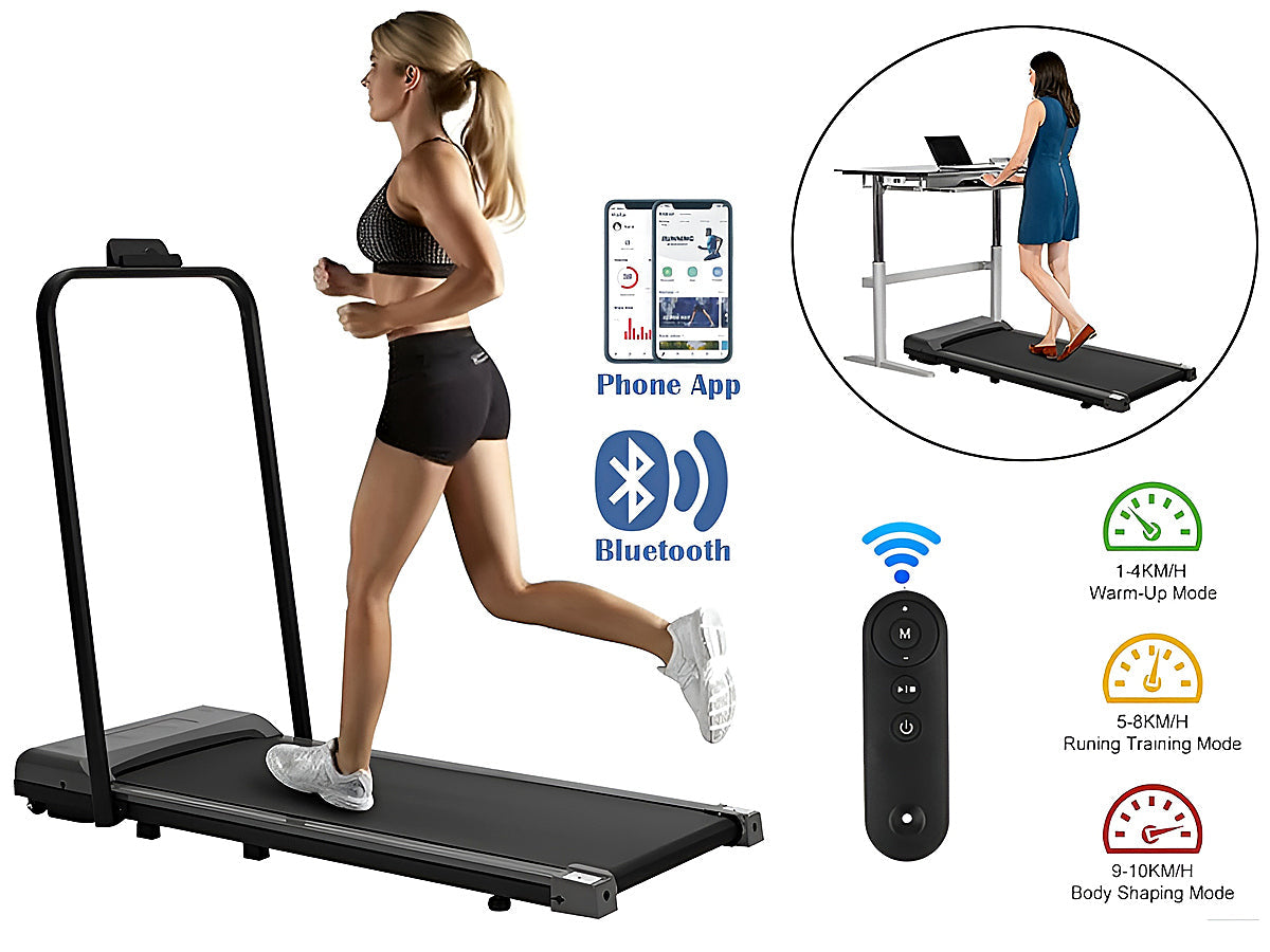 Foldable Walking Pad Treadmill Compact Flat