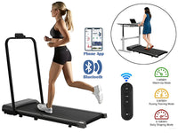Thumbnail for Foldable Walking Pad Treadmill Compact Flat