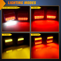 Thumbnail for Submersible Trailer Tail lights LED Stop Tail Lights Kit