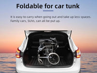 Thumbnail for Folding Transit Wheelchair Lightweight