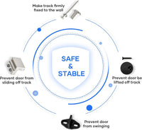 Thumbnail for Barn door Hardware 4M Double Door