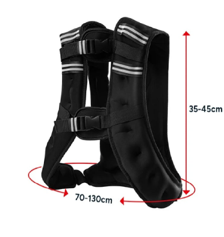 Weighted vest soft neoprene material for comfort