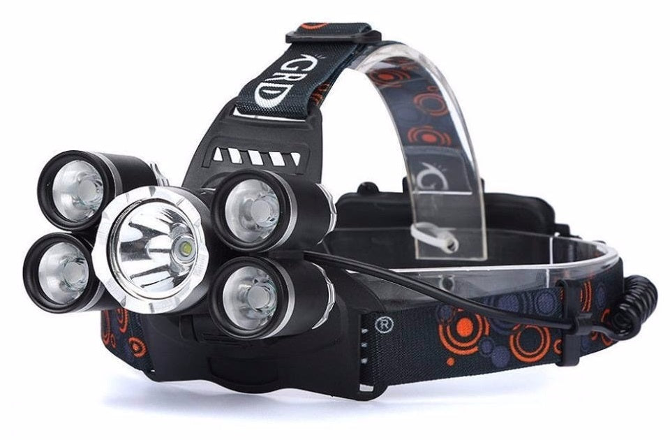CREE XM T6 Rechargeable Headlamp LED Head Torch Lamp 8,000 Lumens