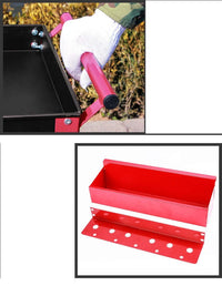 Thumbnail for Cart 3-Tier Parts Steel Trolley Storage Organizer Red - The Shopsite