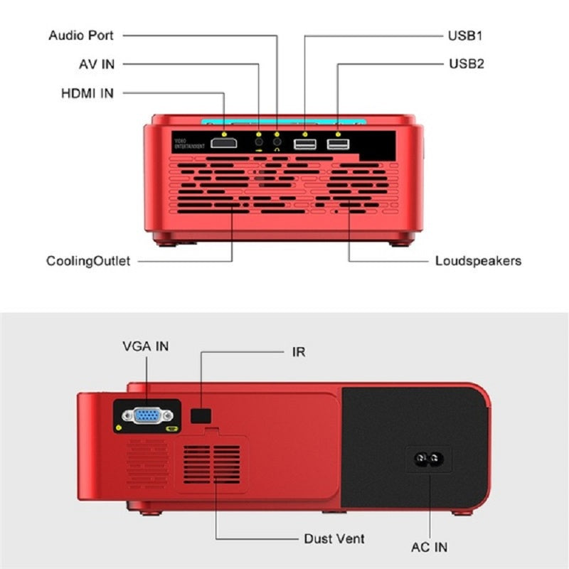 Projector Smart WiFi HD Projector
