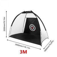 Thumbnail for Golf Training Net 3M Golf Practice Net Hitting Chipping Training Aid Cage for Home Backyard Black
