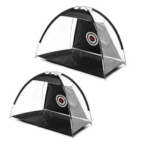 Thumbnail for Golf Training Net 3M Golf Practice Net Hitting Chipping Training Aid Cage for Home Backyard Black