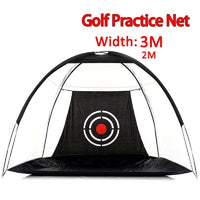 Thumbnail for Golf Training Net 3M Golf Practice Net Hitting Chipping Training Aid Cage for Home Backyard Black