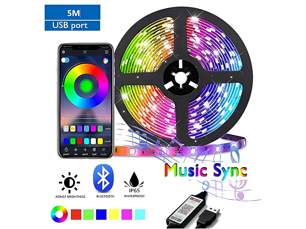 LED strip Light RGB 5M App Control