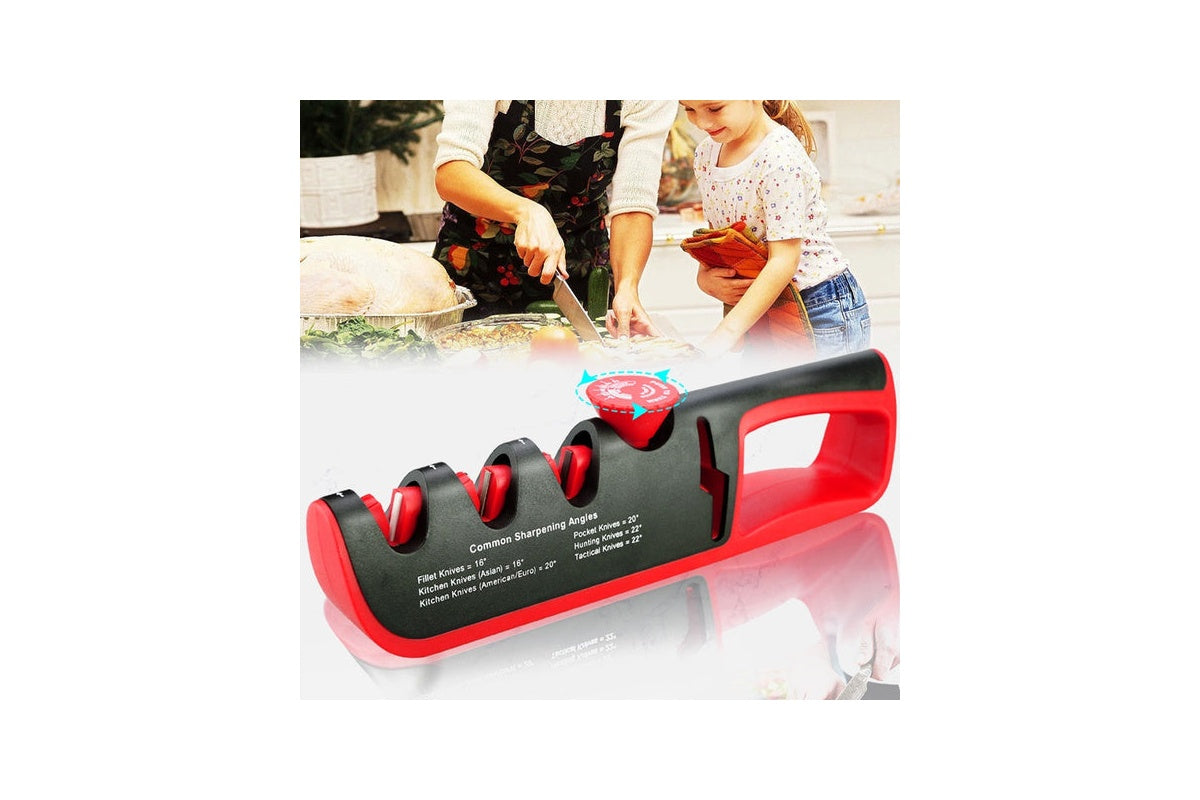 Scissor Knife Sharpener non-slip rubber base detail