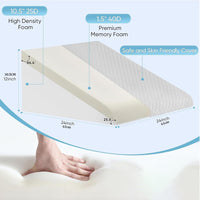 Thumbnail for Wedge Pillow Memory Foam Cool Gel Adjuastable Cushion