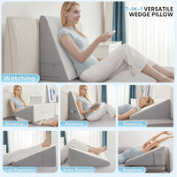 Thumbnail for Wedge Pillow Memory Foam Cool Gel Adjuastable Cushion