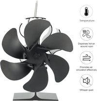 Thumbnail for Stove Fan Heat Powered Stove Fan