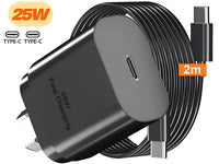 Thumbnail for Samsung 25W Fast Charger With Type C Cable Replacement