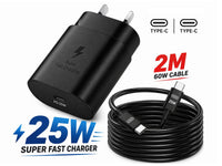 Thumbnail for Samsung 25W Fast Charger With Type C Cable Replacement