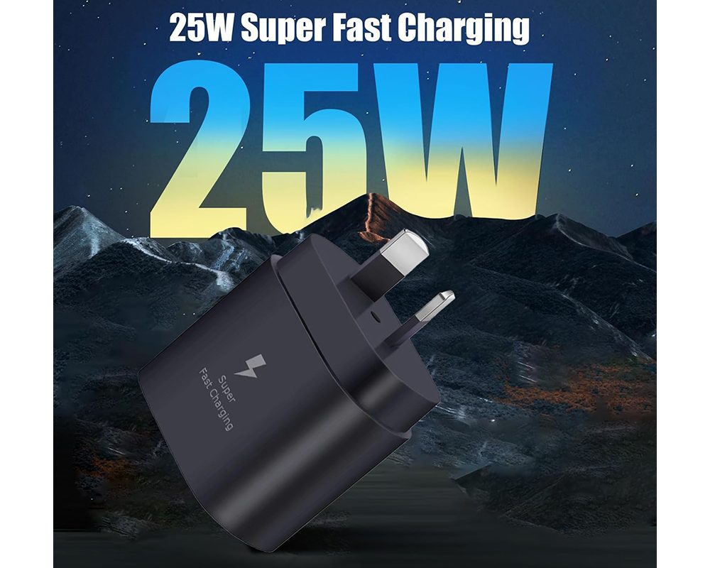 Samsung 25W Fast Charger With Type C Cable Replacement