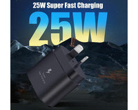 Thumbnail for Samsung 25W Fast Charger With Type C Cable Replacement
