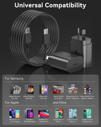 Thumbnail for Samsung 25W Fast Charger With Type C Cable Replacement