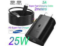 Thumbnail for Samsung 25W Fast Charger With Type C Cable Replacement