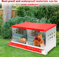 Thumbnail for Chicken Nesting Box with 2 Nests