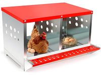 Thumbnail for Chicken Nesting Box with 2 Nests
