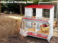 Thumbnail for Chicken Nesting Box With 4 nests