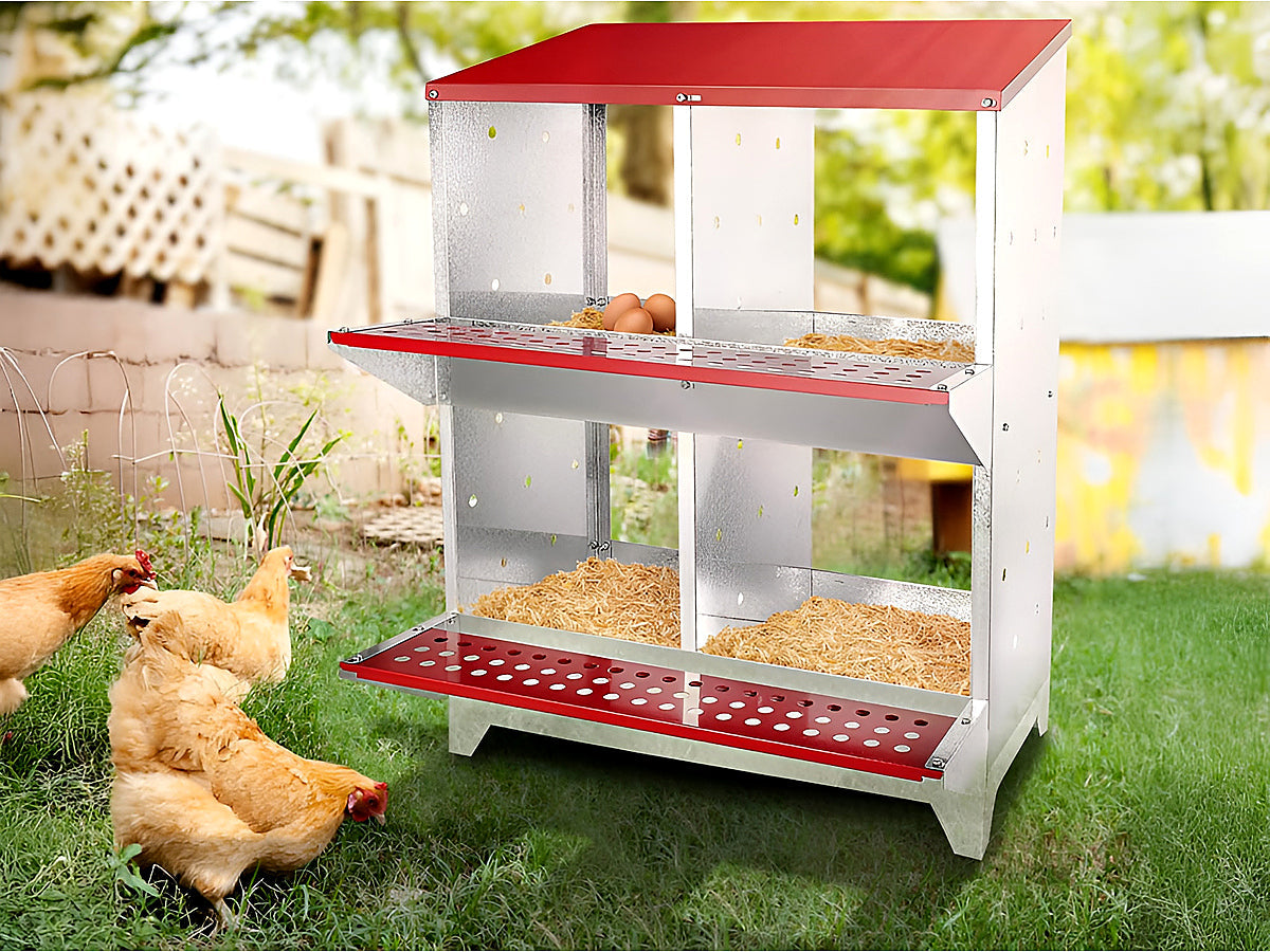 Chicken Nesting Box With 4 nests
