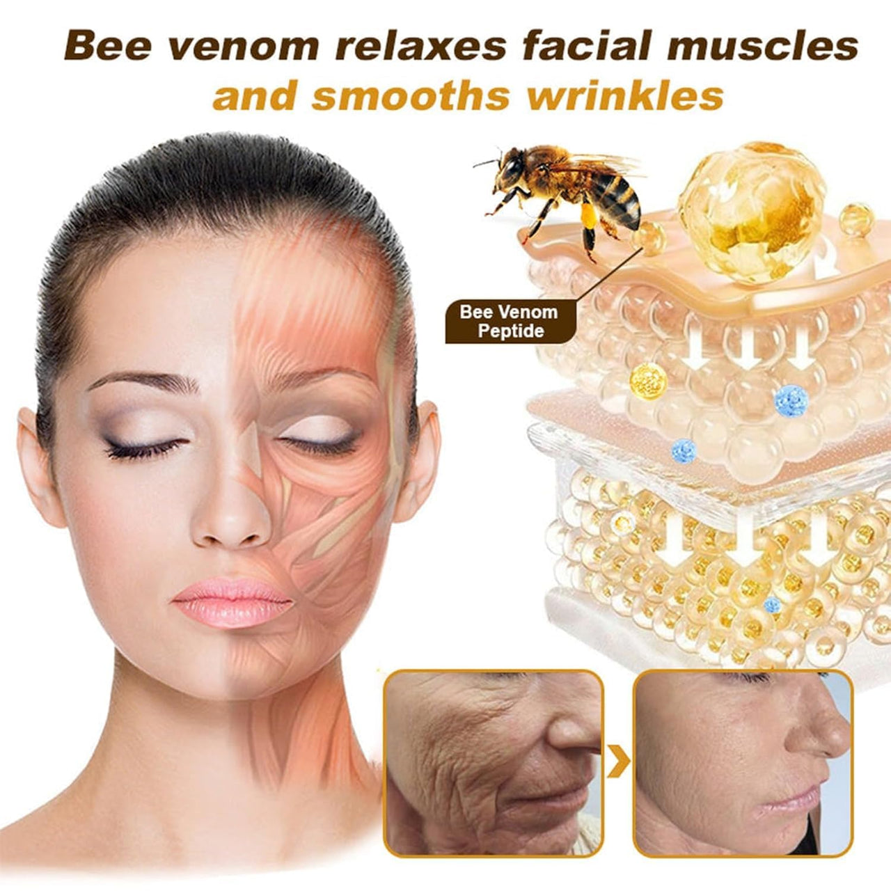 Bee Venom Botox Wrinkle Anti Aging Cream