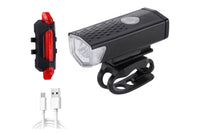 Thumbnail for Bicycle Headlight and Taillight Set USB Rechargeable Mini Bike Front and Rear Light