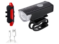 Thumbnail for Bike lights mounted on handlebars and seat post