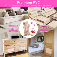 Thumbnail for 4PCS Pet Cat Anti Scratch Guard Mat Cat Scratching Post Furniture Sofa Protector