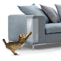 Thumbnail for 4PCS Pet Cat Anti Scratch Guard Mat Cat Scratching Post Furniture Sofa Protector