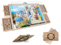 Thumbnail for Puzzle Table Craft Board Game Table Jigsaw Game Table