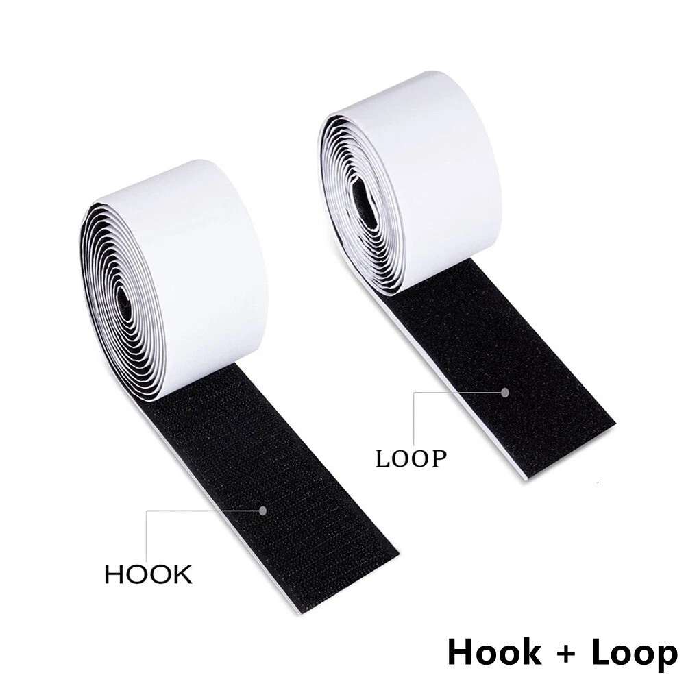 Velcro tape securing tools in workshop