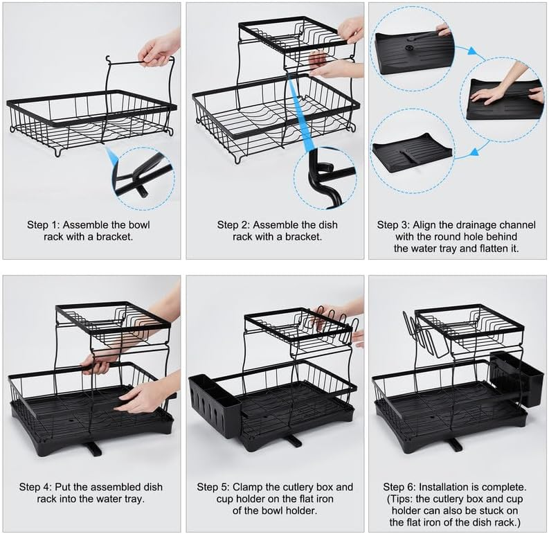 Dish Drying Rack Holder