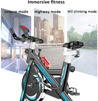 Thumbnail for Exercise bike stable base with rubber feet for floor protection