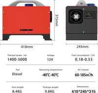 Thumbnail for Diesel Air Heater 12V/24V/230V