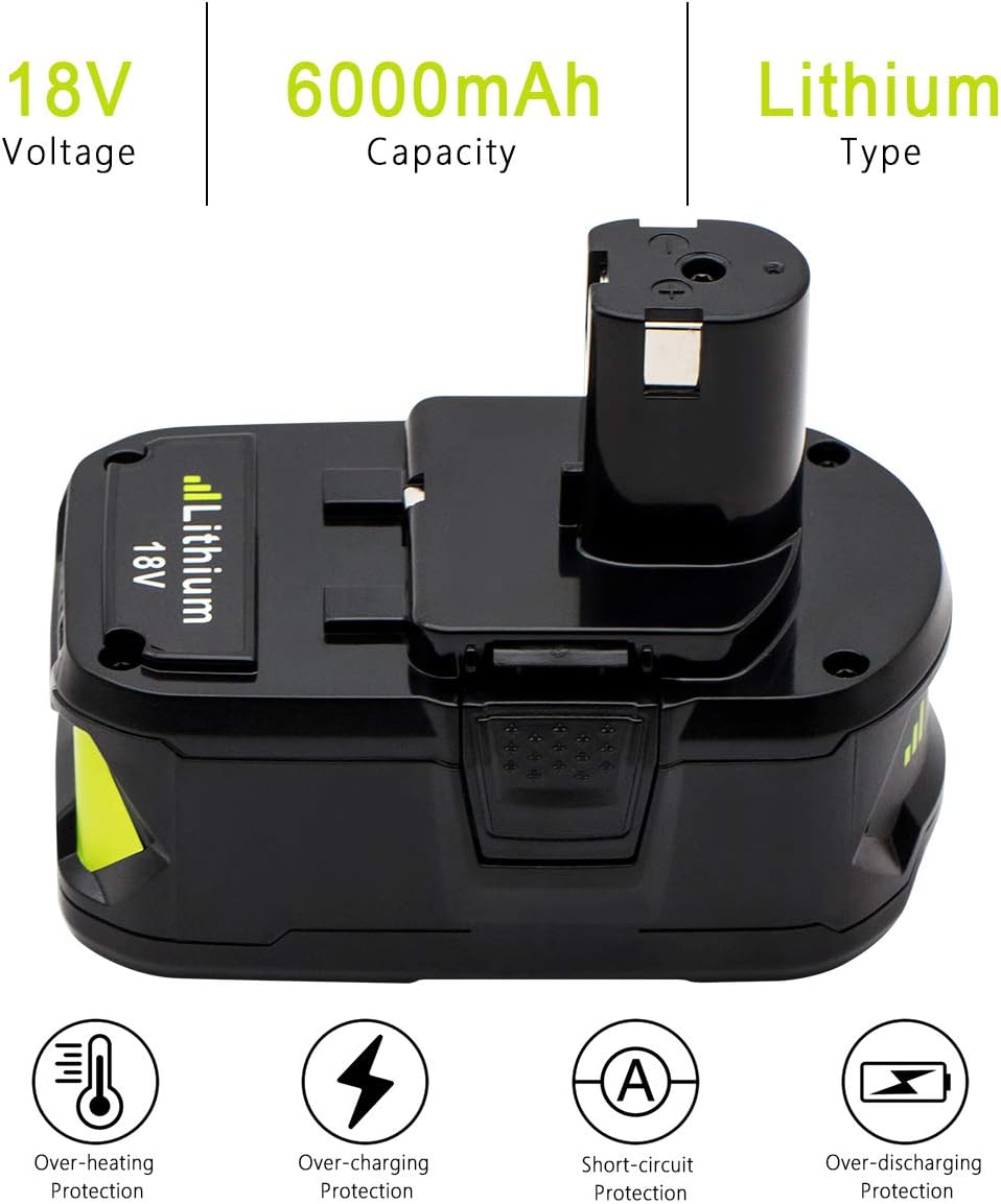 Ryobi battery replacement showing compact size