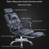 Thumbnail for Office Chair with Footrest Computer Chair