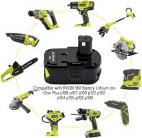 Thumbnail for Ryobi 18V battery replacement with durable design